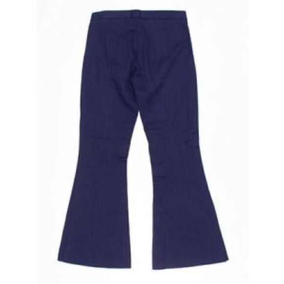 MAGGIE MARILYN She's Still A Dreamer Cotton Flared Pants In Navy size 2 NWT $295 - Picture 4 of 7